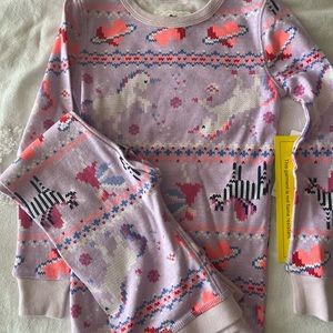 NWT Crewcuts girls sleepwear set. Size 6. Cute pattern and super comfy.